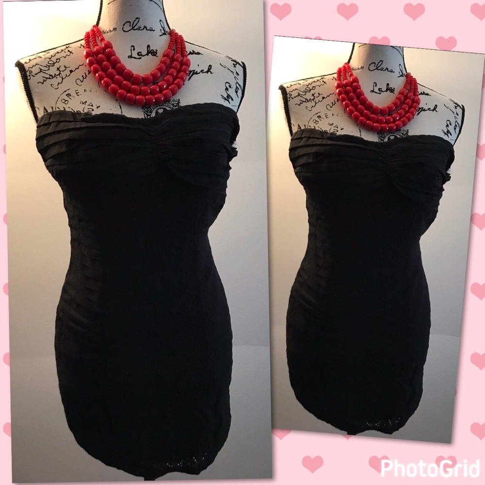 Sexy little black dress. Strapless Cocktail dress
